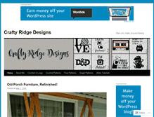 Tablet Screenshot of craftyridge.com